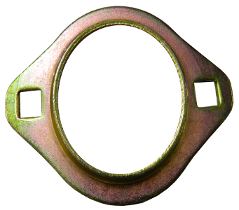 FLANGE ROLAMENTO - OVAL - 2 FUROS - GE30